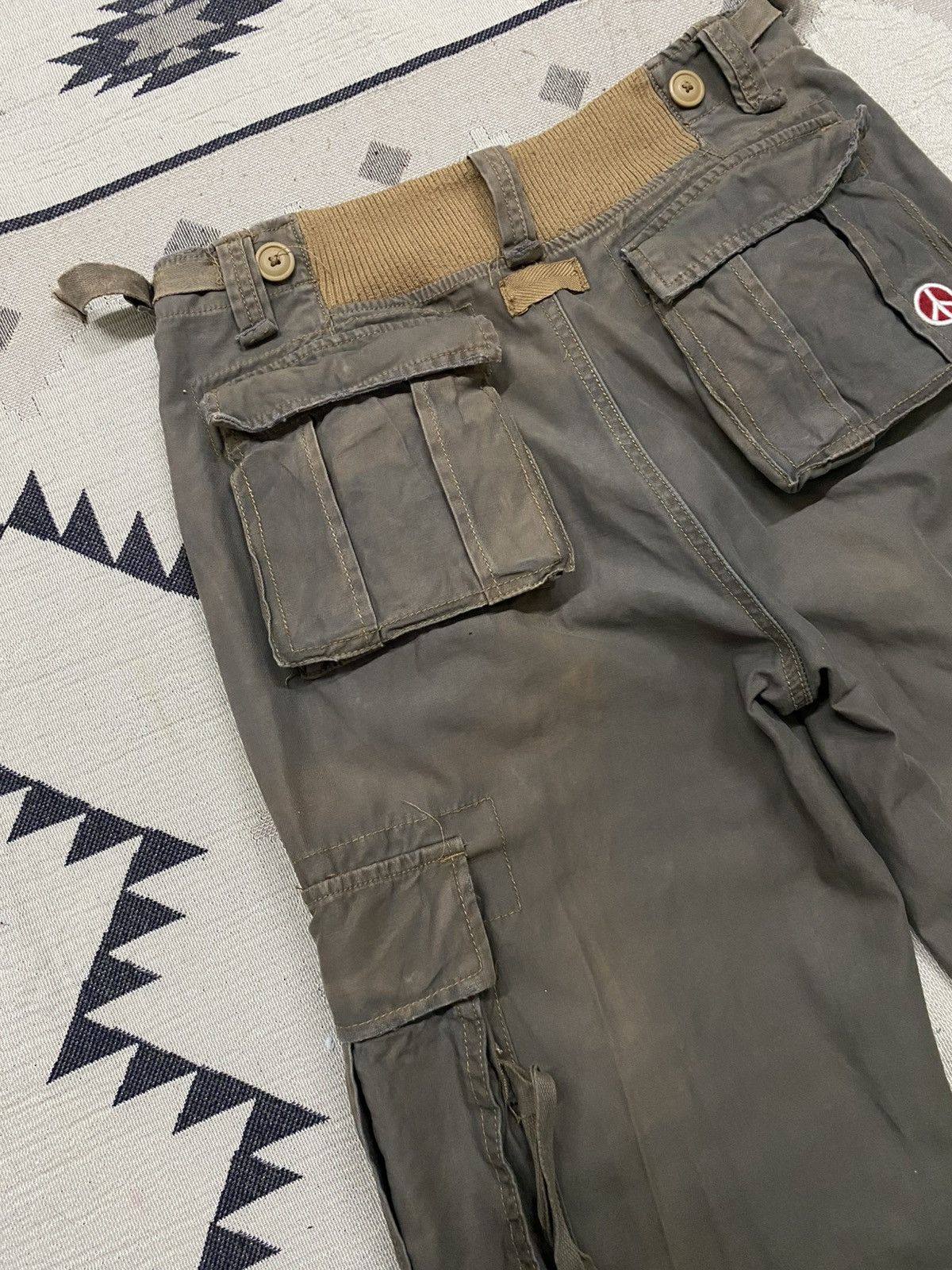 If Six Was Nine 2000s IFSIXWASNINE STYLE BONDAGE MULTIPOCKET CARGO PANT Size US 30 / EU 46 - 22 Thumbnail