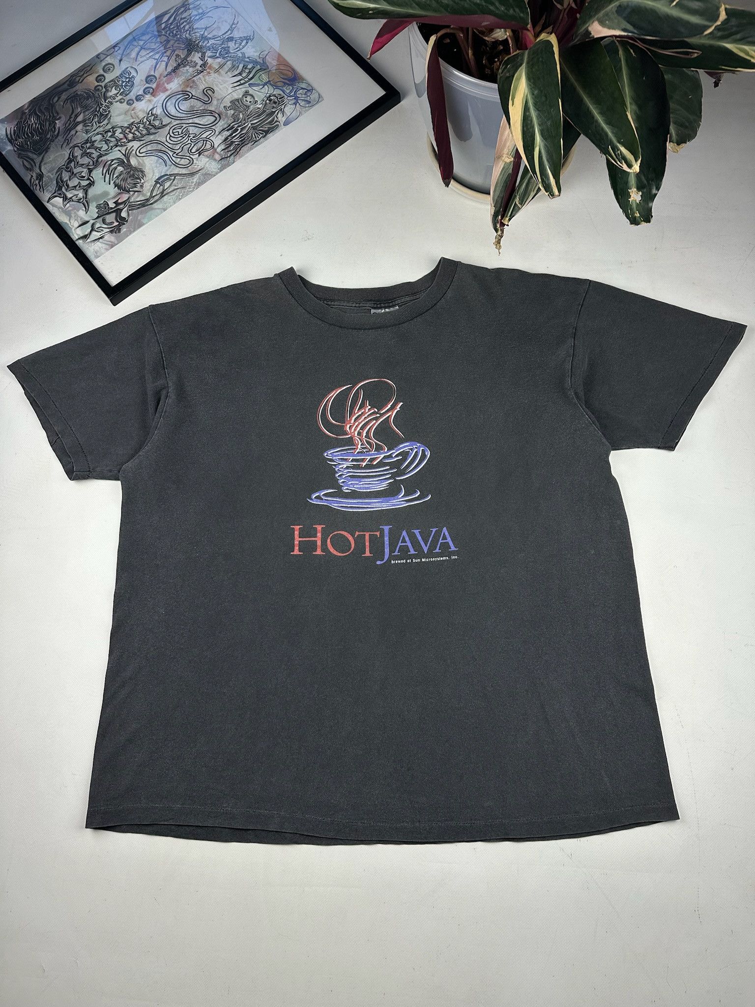 Microsoft Vintage 90’s JAVA Shirt parody tee game Size US XL / EU 56 / 4 - 1 Thumbnail