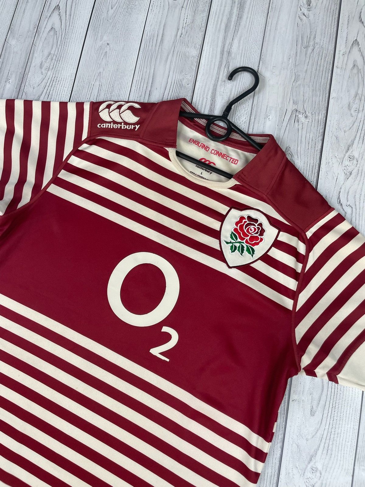 Canterbury of New Zealand Vintage England Canterbury striped jersey size L Size US L / EU 52-54 / 3 - 3 Thumbnail
