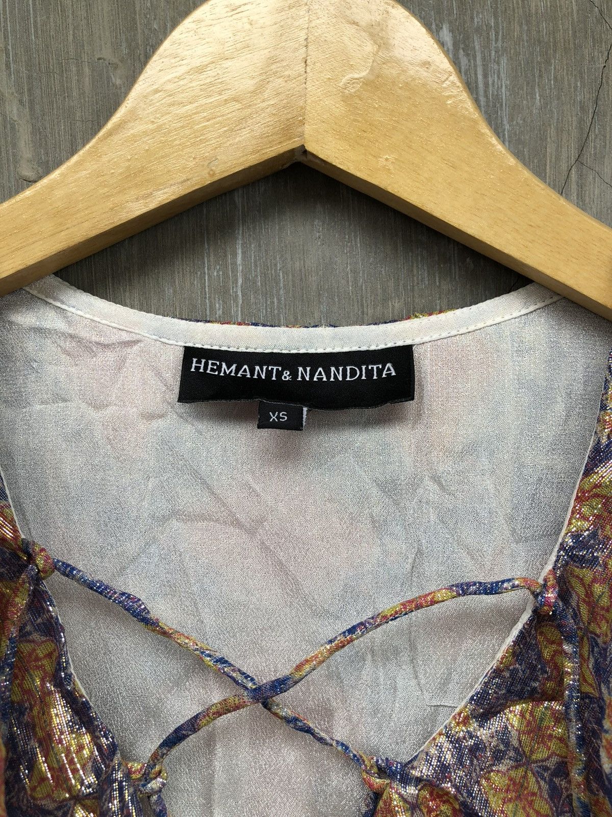 Hemant & Nandita Hemant & Nandita Women Midi Dress Size XS / US 0-2 / IT 36-38 - 9 Thumbnail