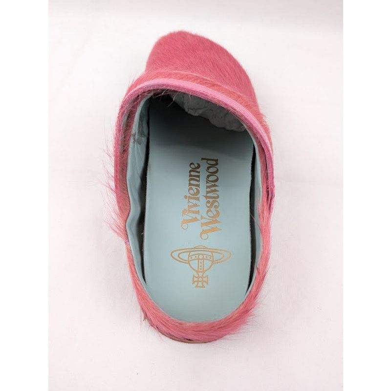 Vivienne Westwood o1rshd1 Oz Clogs With Hair Calf in Pink Size US 11 / EU 44 - 11 Thumbnail