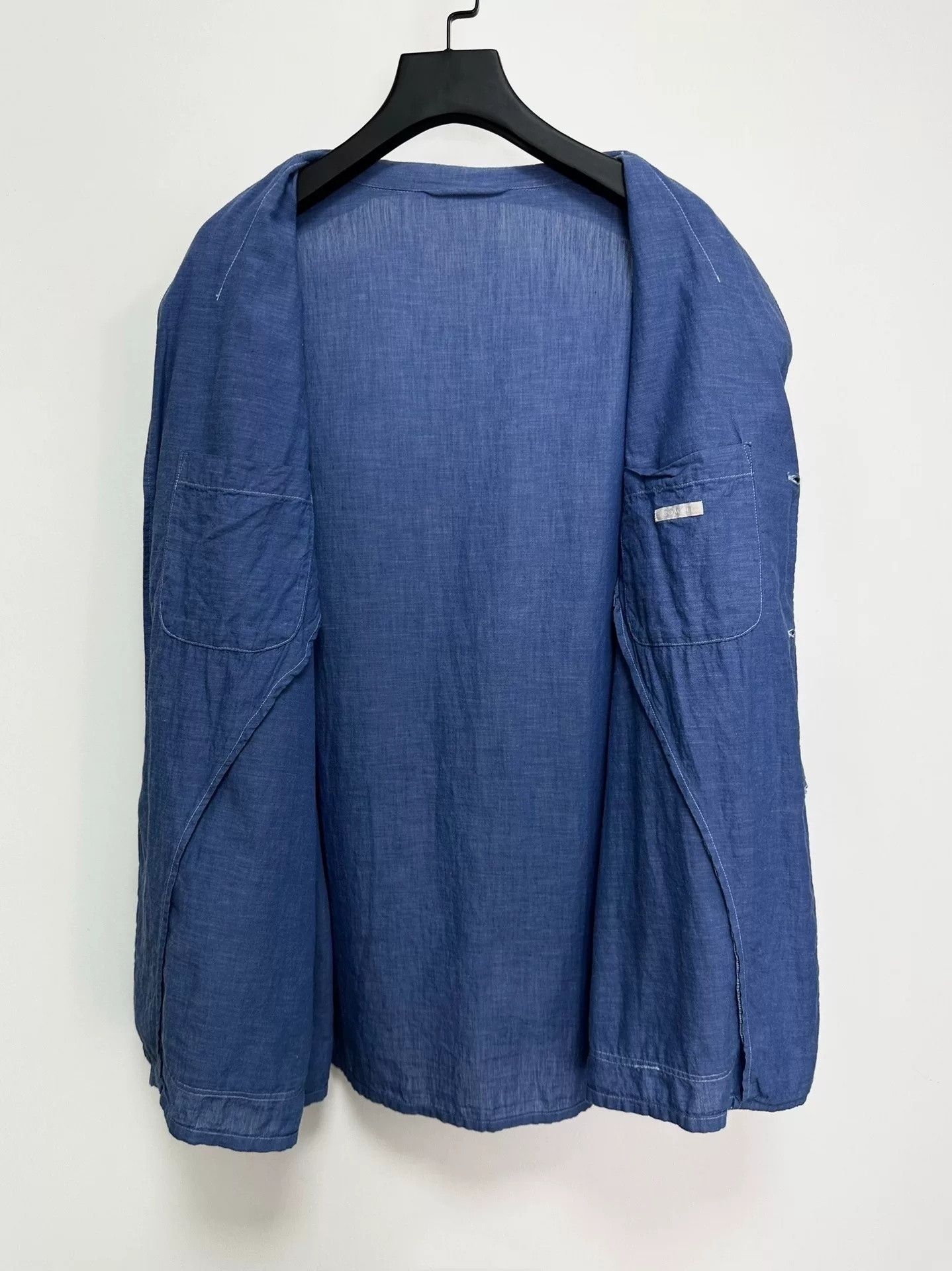 Comoli COMOLI Indigo Washed Cotton Coat Size US M / EU 48-50 / 2 - 3 Thumbnail