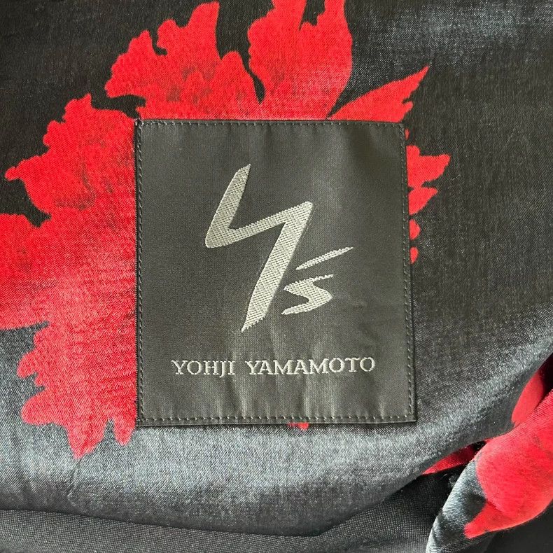Yohji Yamamoto Yohji Yamamoto size 3 05aw peony flower silk collar suit 25 Size 38R - 7 Thumbnail