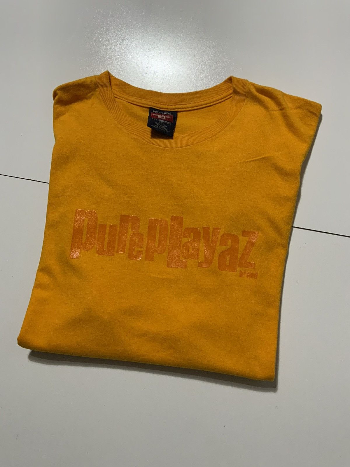 Vintage Vintage Y2K Pure Playaz Brand The Original Hip Hop T-Shirt Size US XXL / EU 58 / 5 - 1 Thumbnail