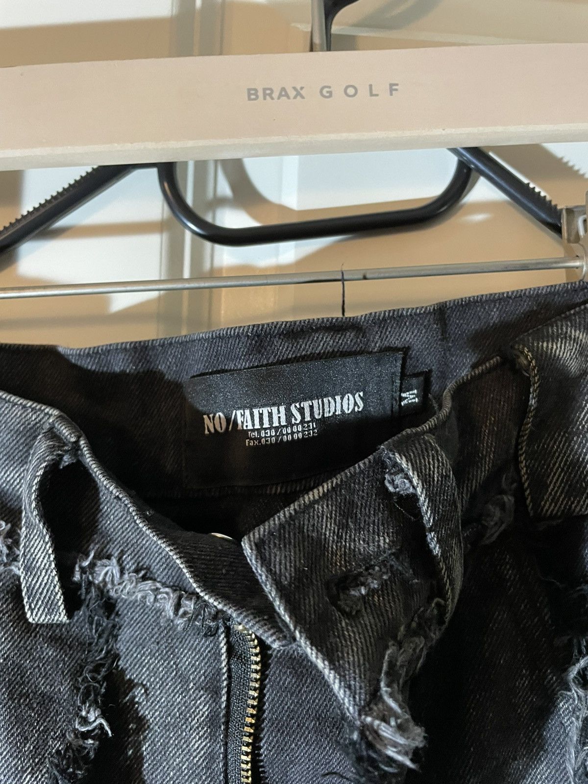 No Faith Studios Nfs distressed flared denim Size US 32 / EU 48 - 3 Thumbnail