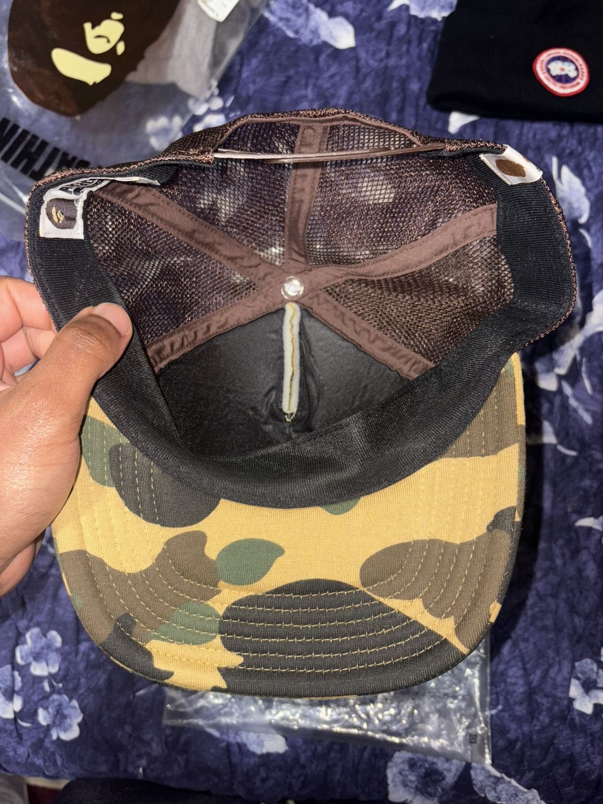Bape Bape trucker hat Size ONE SIZE - 6 Thumbnail