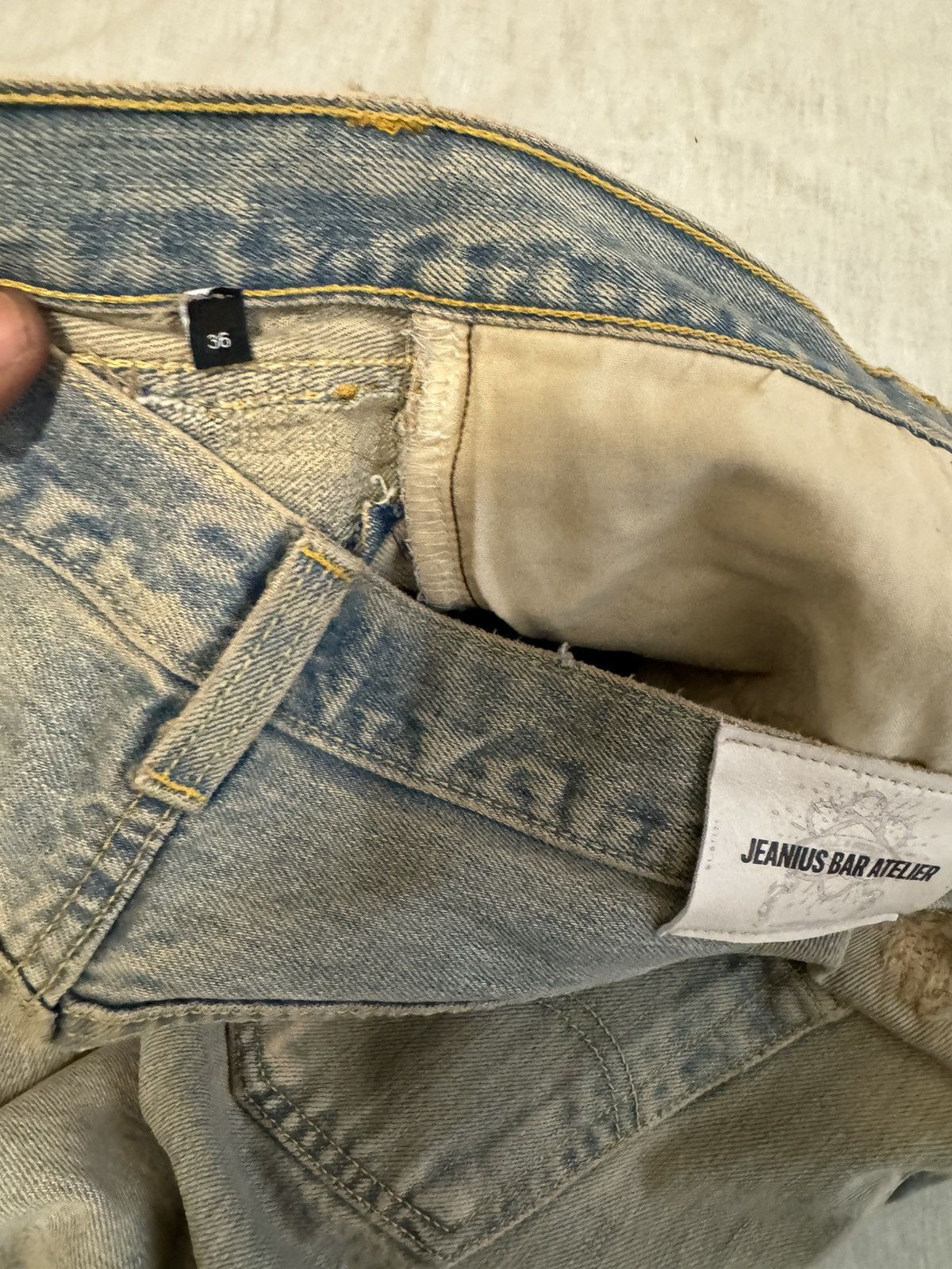 Levi's SANDWASH TRI-TONE FLARE DENIM Size US 36 / EU 52 - 5 Thumbnail