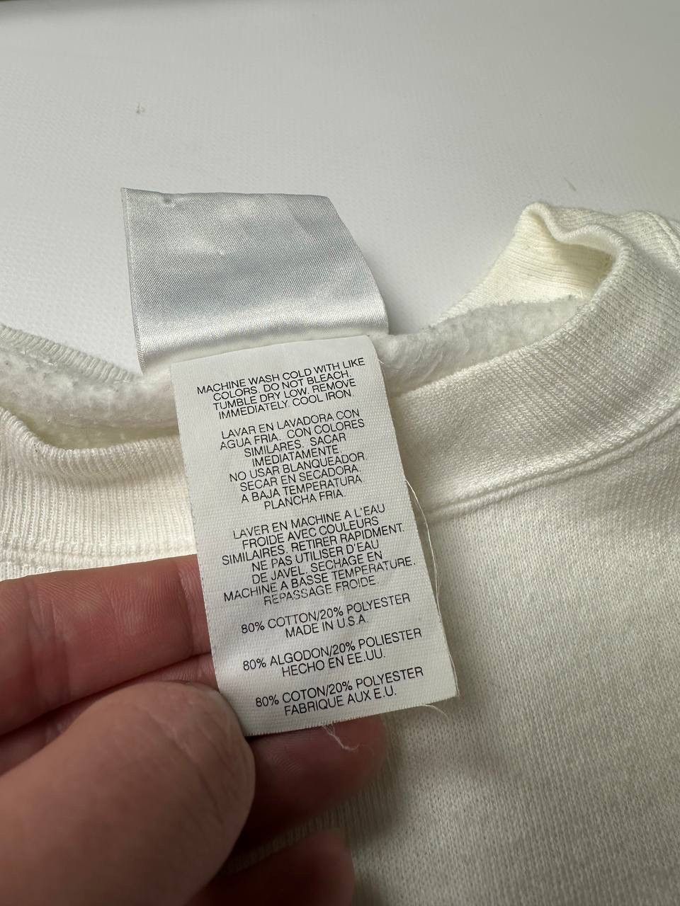 Adidas 🔥90s Made in USA Adidas Baggy Sweatshirt White Streetwear Size US L / EU 52-54 / 3 - 6 Thumbnail