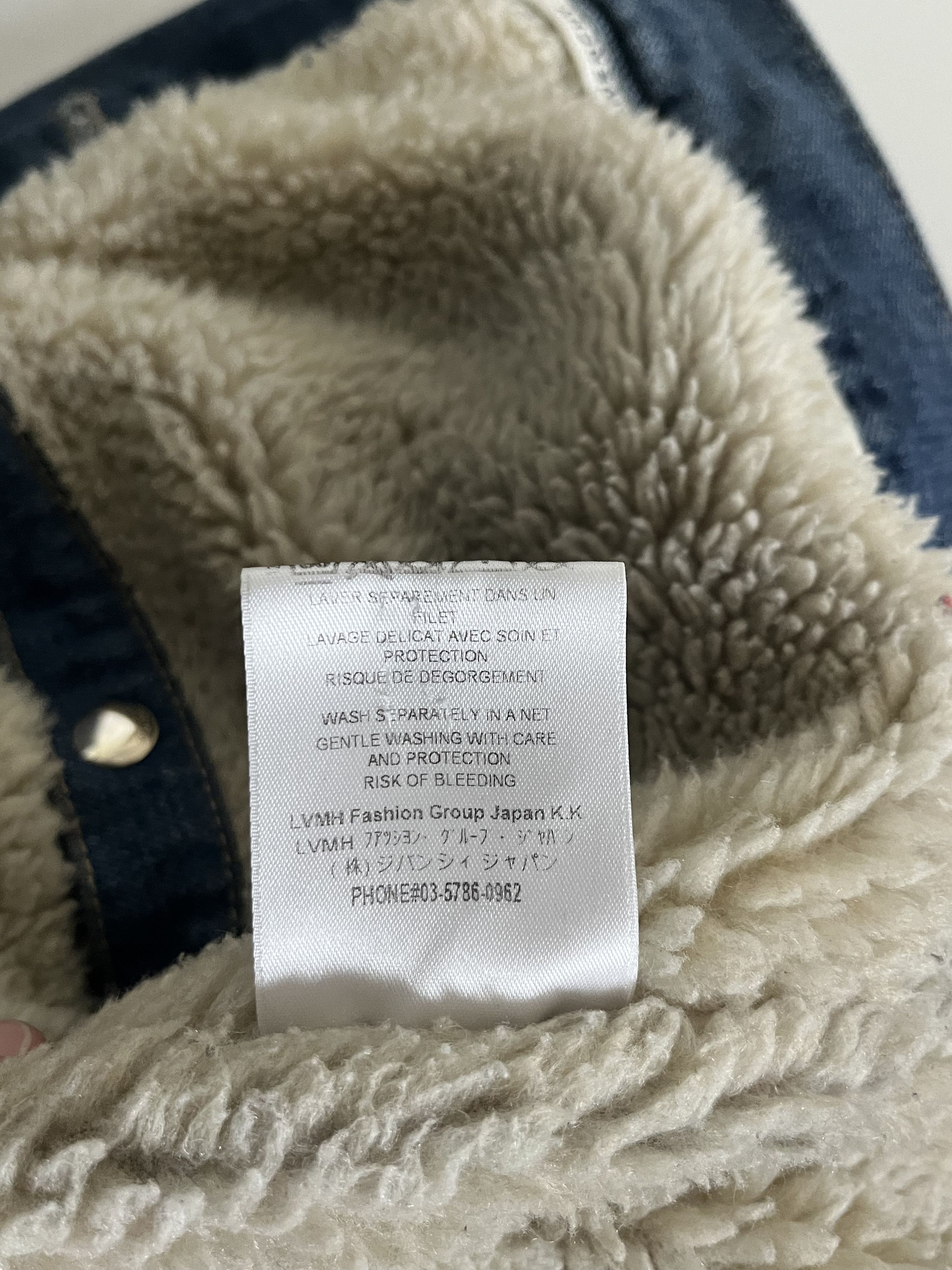 Givenchy GIVENCHY Paris Blue Denim Shearling Lined Trucker Jacket Size US L / EU 52-54 / 3 - 8 Thumbnail