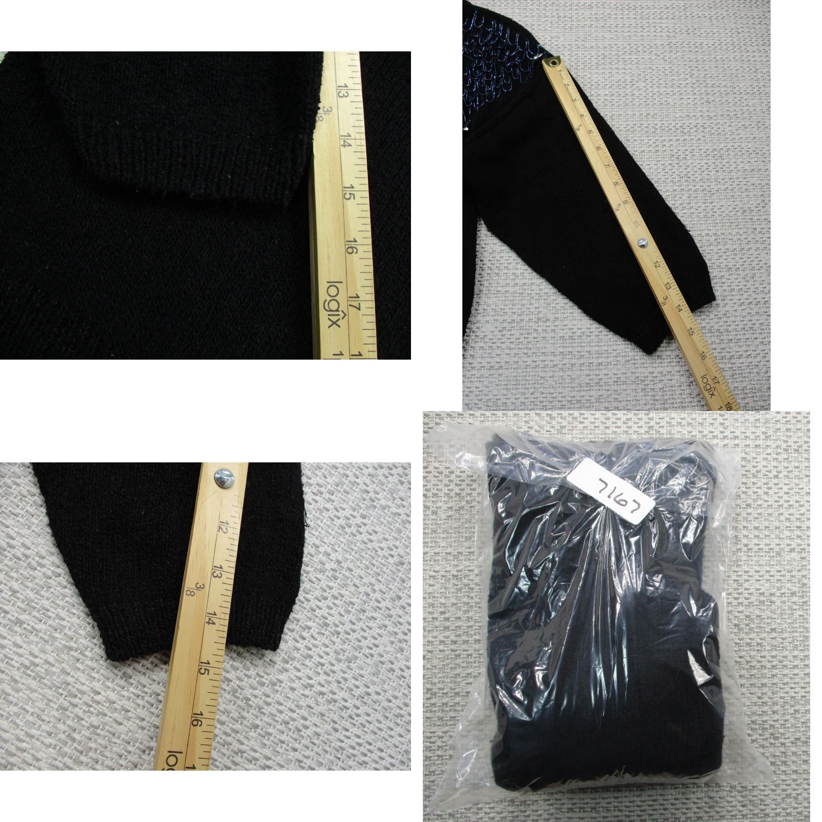 Vintage **VINTAGE 80'S BONNIE BOERER WOMEN'S M BLACK BEADED PULLOVER SWEATER** User: **VINTAGE 80'S BONNIE BOERER WOMEN'S MEDIUM BLACK BEADED SWEATER** Size M / US 6-8 / IT 42-44 - 9 Thumbnail