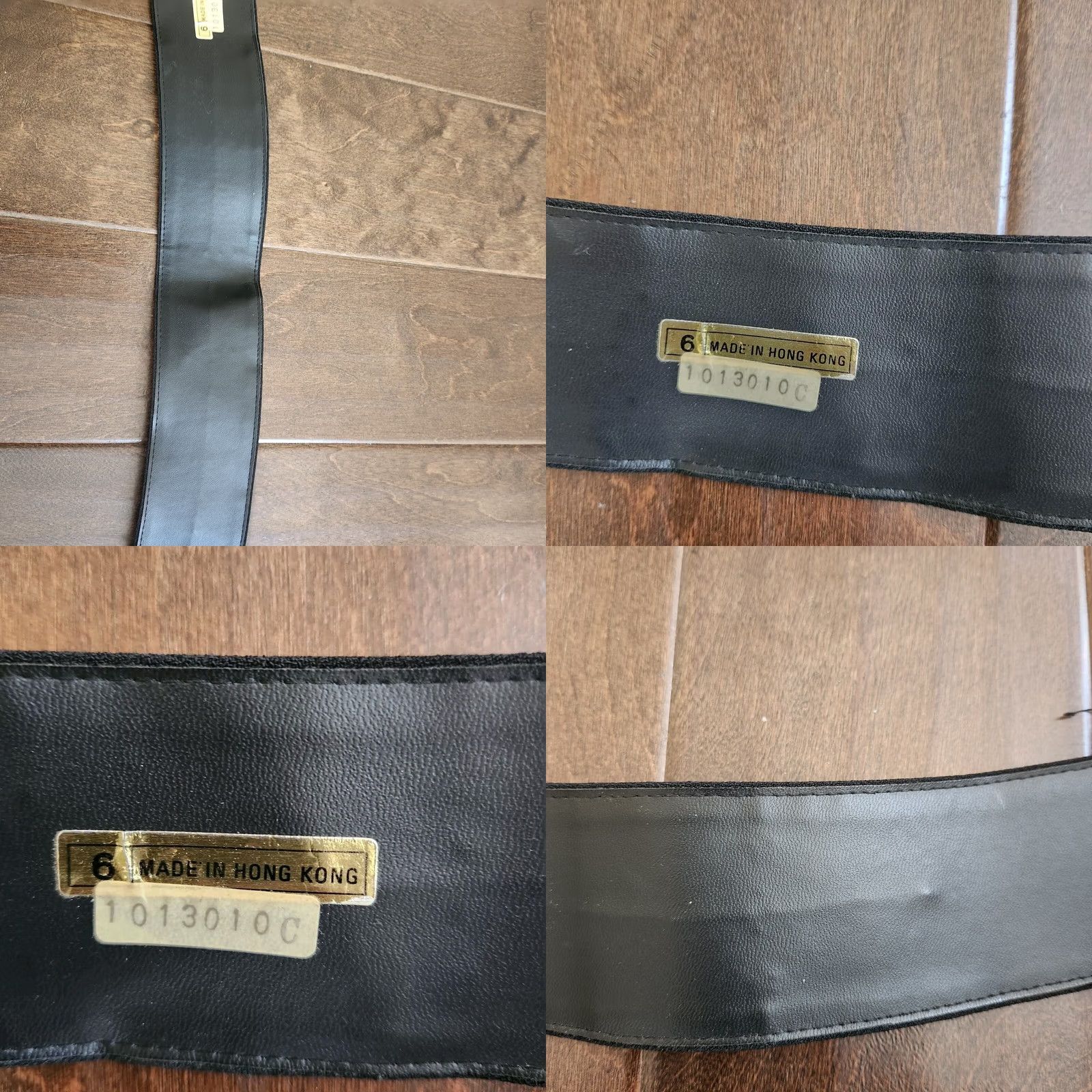 Vintage Women's Black Rhinestones Belt - Size 6 Belt Womens Black Rhinestone Accent Festival Hipster Classic 6 Size ONE SIZE - 9 Thumbnail