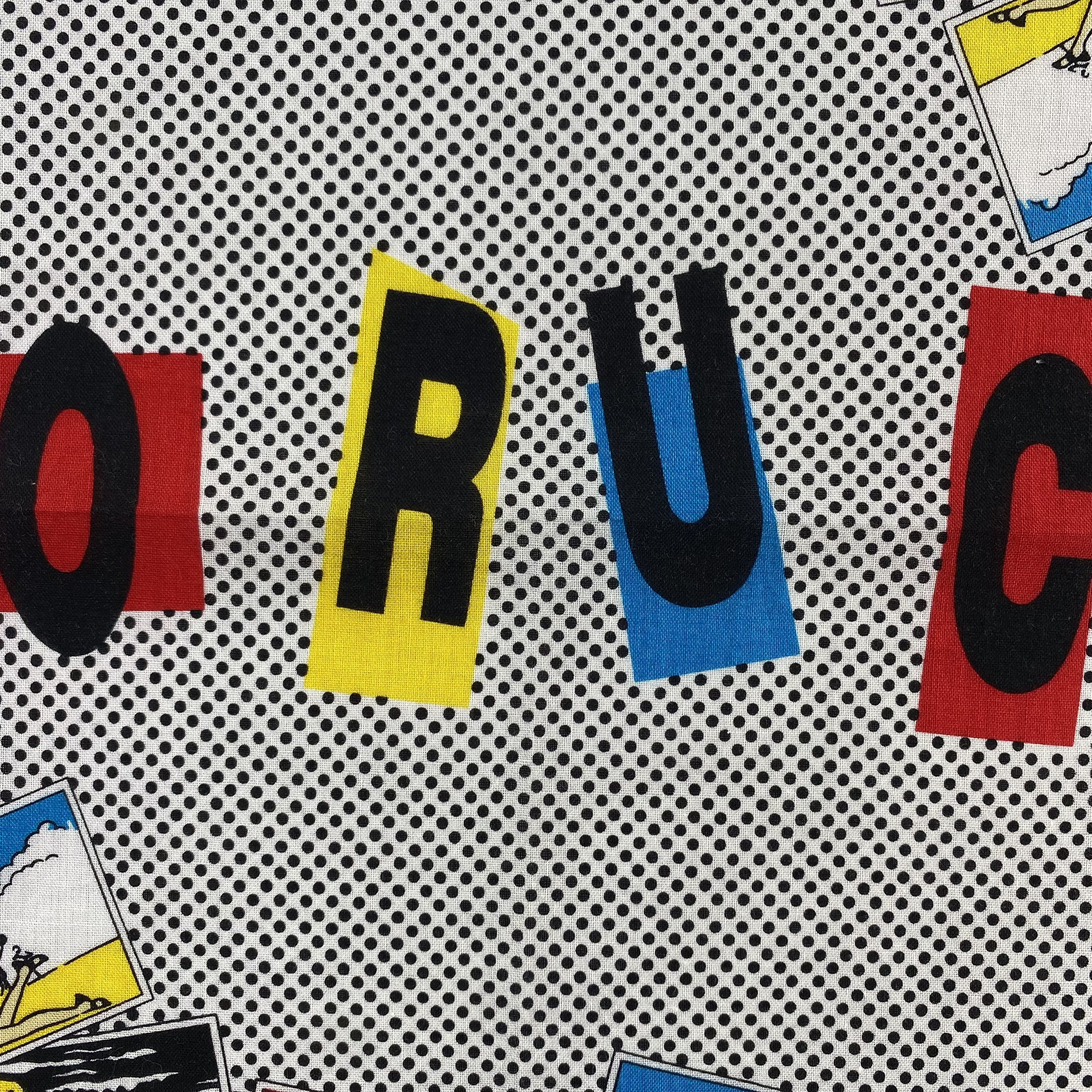 Fiorucci × Vintage Fiorucci Handkerchief / Neckerchief / Bandana-P1674 Size ONE SIZE - 4 Thumbnail