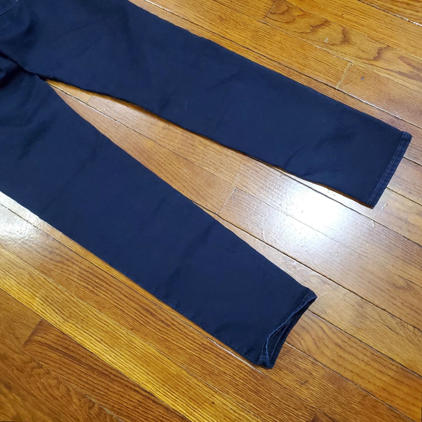 Vintage AG Adriano Goldschmied Jeans Womens 31R Blue The Middi Mid-Rise Jegging Stretch Jeans Women Slim Pockets 5-Pocket Denim Dark Fall Size 24" / US 00 / IT 34 - 2 Thumbnail