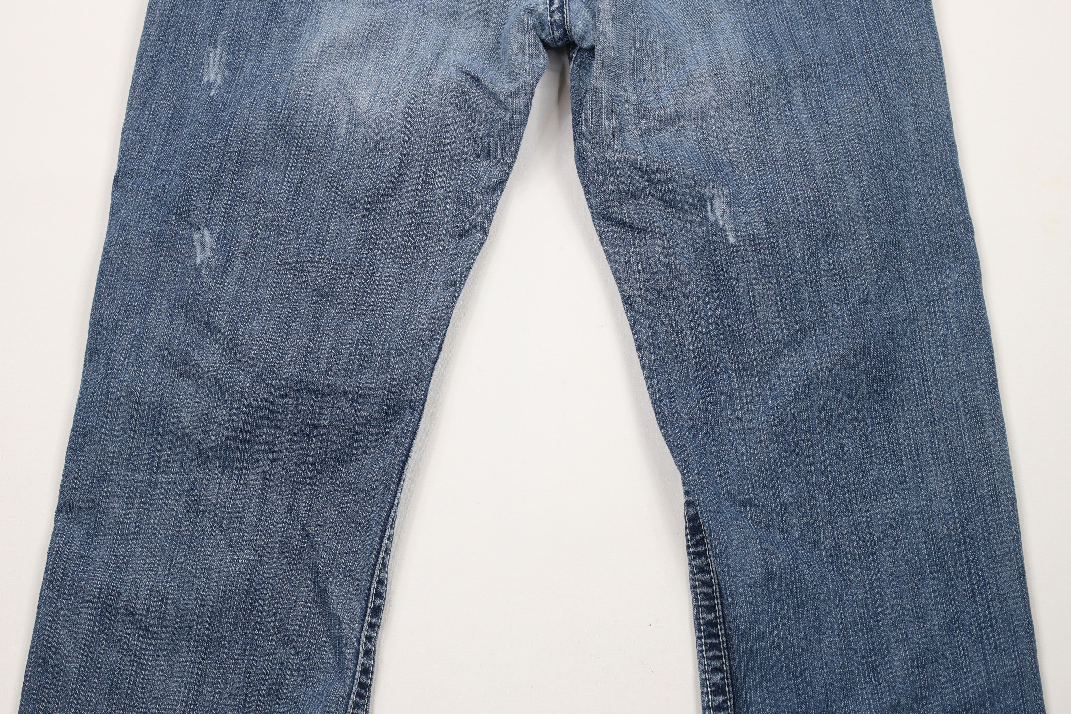 Vintage Buckle BKE Thick Stitch Jake Straight Leg Denim Jeans Blue Size US 36 / EU 52 - 14 Thumbnail