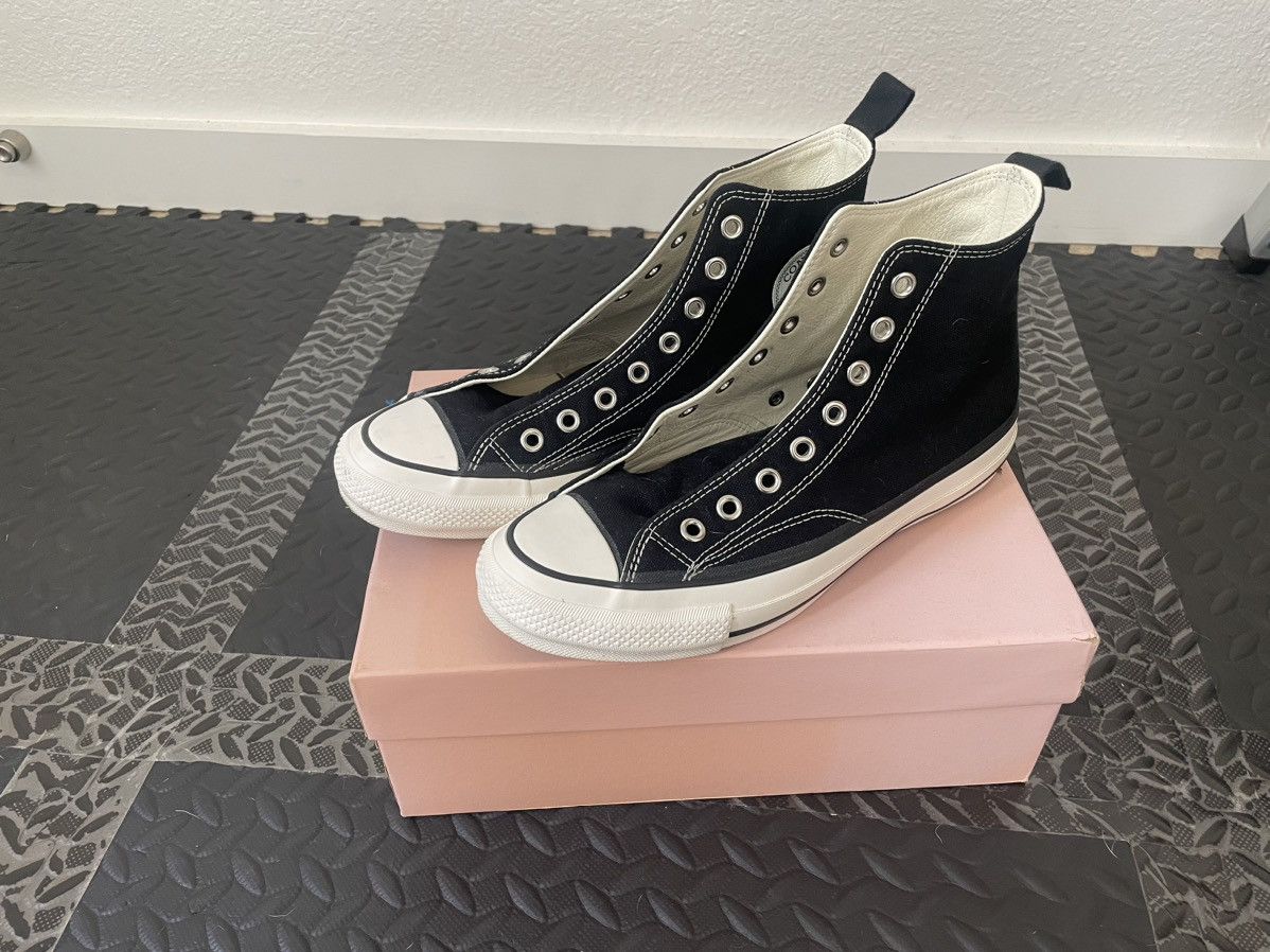 image of Converse Addict X N. Hoolywood Chuck Taylor Hi Shoes in Black, Men's (Size 9)