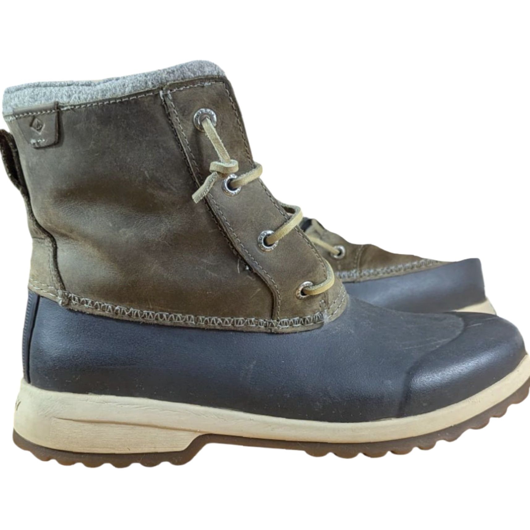 Sperry Women's Snow Boots Size Waterproof Wool Maritime Repel