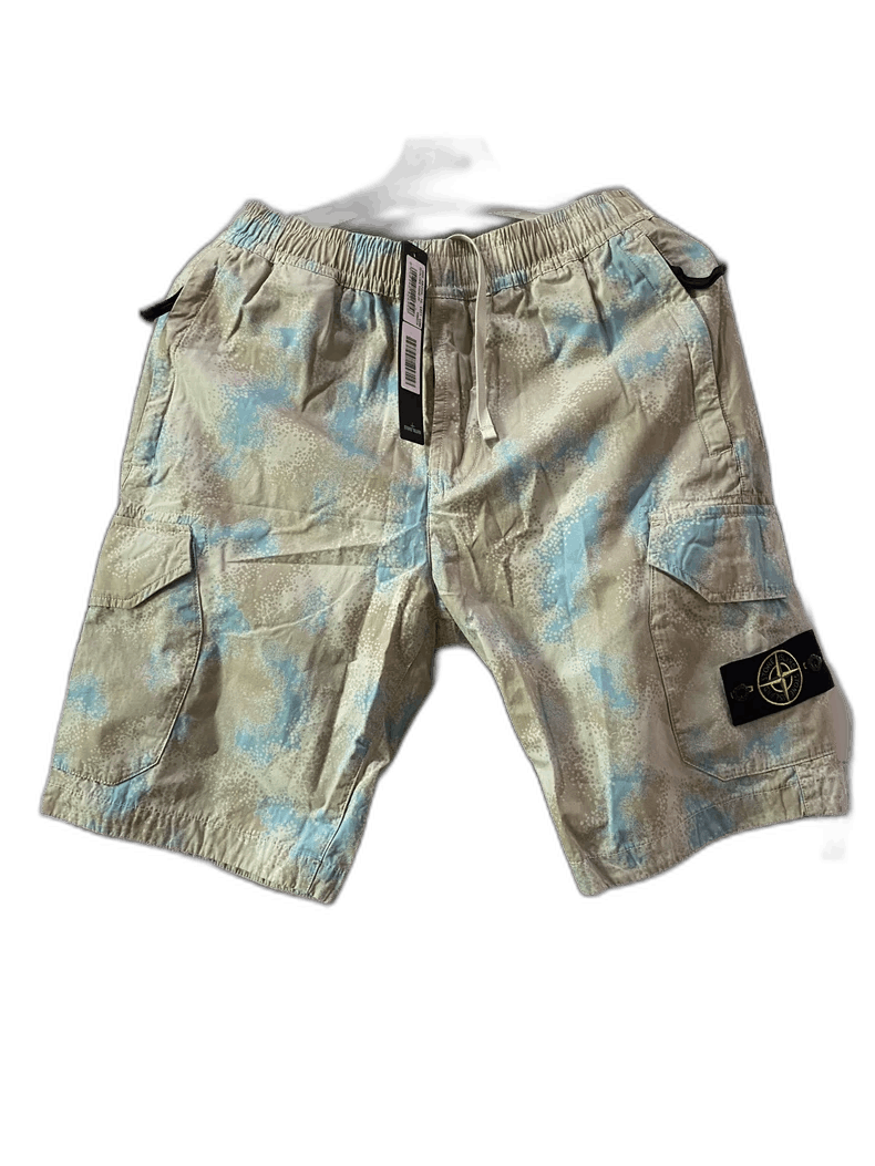 Stone Island Stone Island Camouflage Cargo Shorts Size 28-yf Size US 28 / EU 44 - 1 Thumbnail