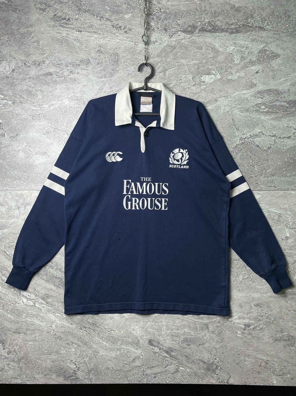 Canterbury of New Zealand Canterbury Of New Zealand Scotland Rugby t shirt long sleeve Size US L / EU 52-54 / 3 - 2 Thumbnail