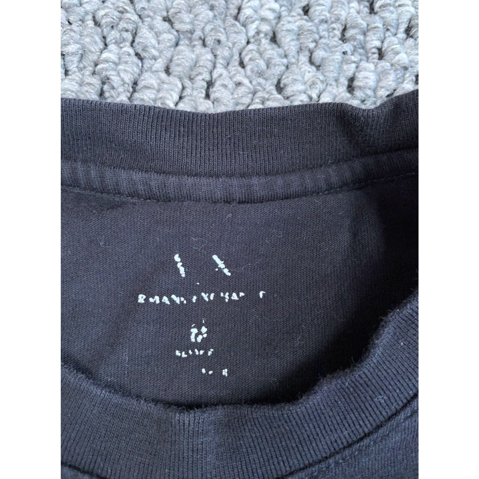 Armani Exchange Armani Exchange T-Shirt Adult Medium Black Cotton Logo Print Graphic Mens Size US M / EU 48-50 / 2 - 3 Thumbnail