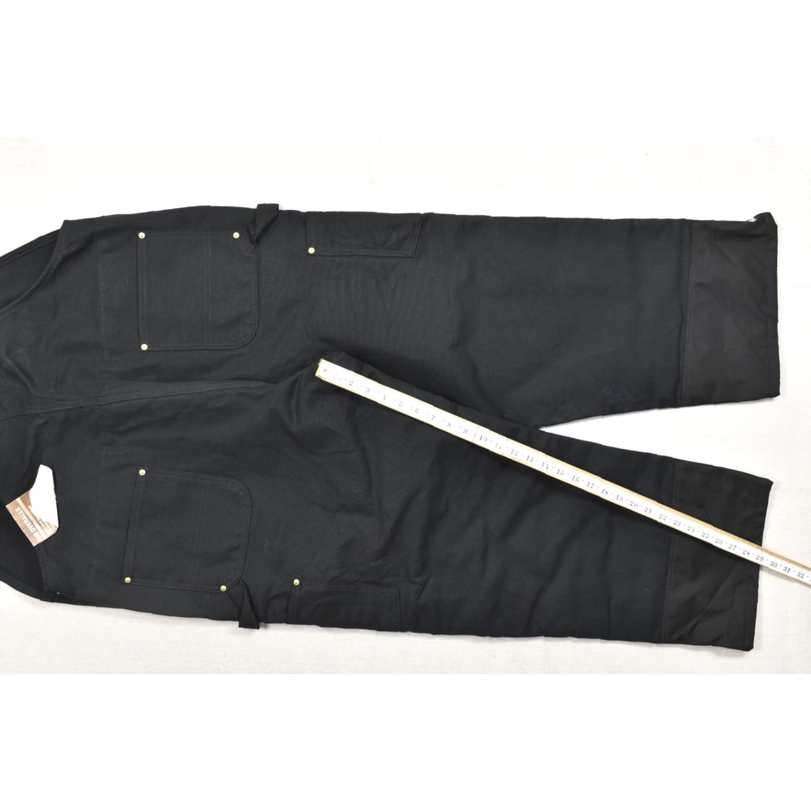 Carhartt VINTAGE Carhartt Overalls Bib Zip-to-Thigh Quilt-Lined Black 46x30 Men 5-Pocket Winter Workwear Size US 30 / EU 46 - 3 Thumbnail