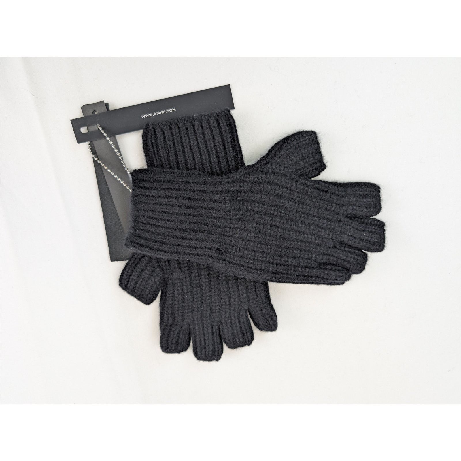 Amiri o1rshd1 Q:5 / Size: OS / Cashmere Fingerless Gloves in Black Size ONE SIZE - 9 Thumbnail