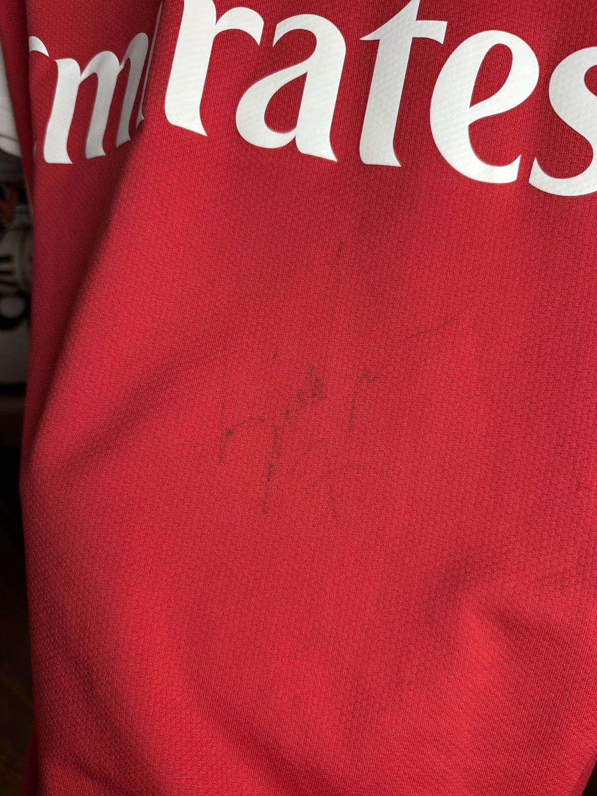 Vintage VINTAGE NIKE ARSENAL FLY EMIRATES TEE SOCCER JERSEY 00s Size US L / EU 52-54 / 3 - 5 Thumbnail
