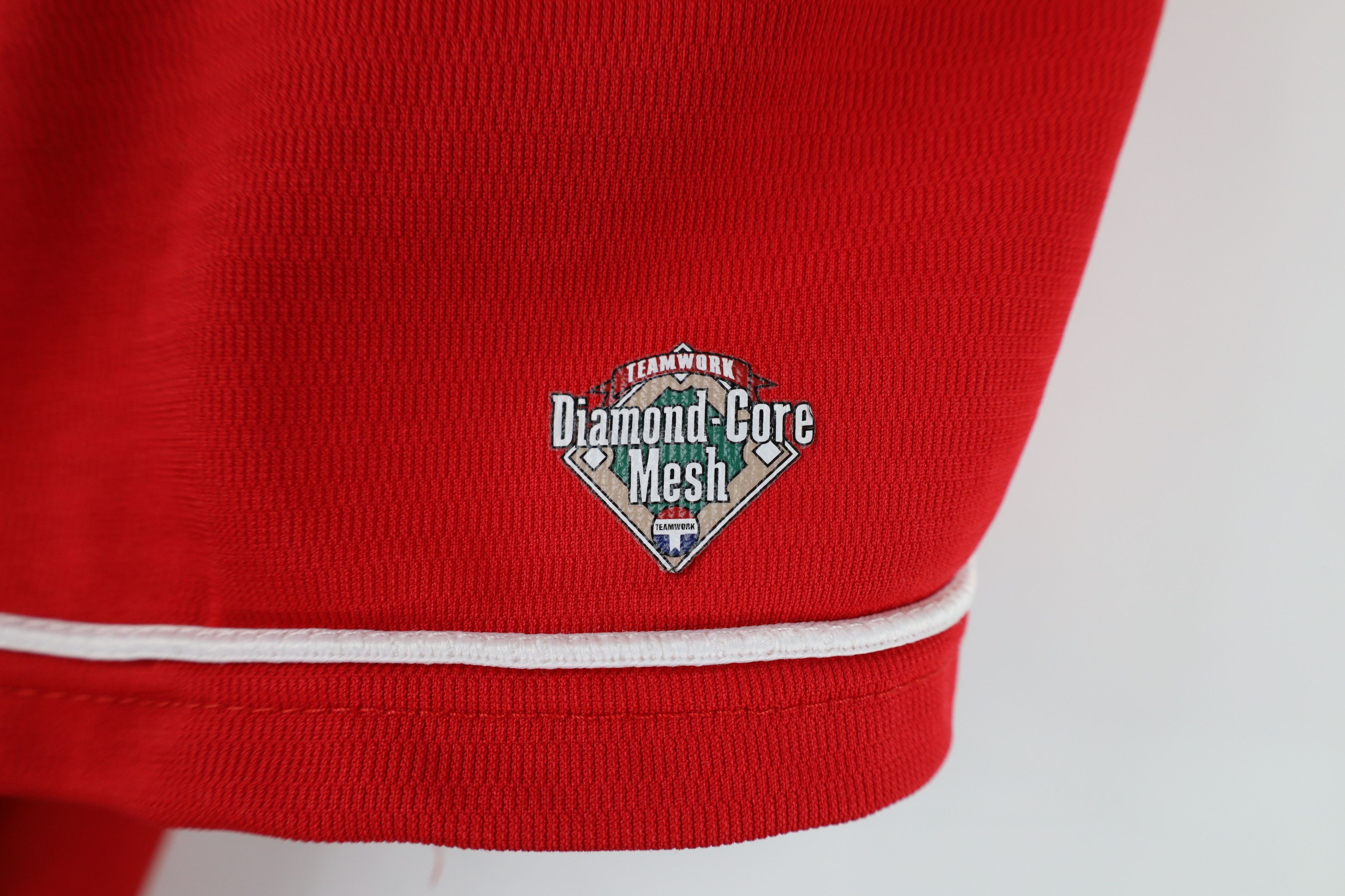 Vintage Vintage 90s Legion Toledo Post 335 Baseball Jersey Red USA Size US XL / EU 56 / 4 - 5 Thumbnail