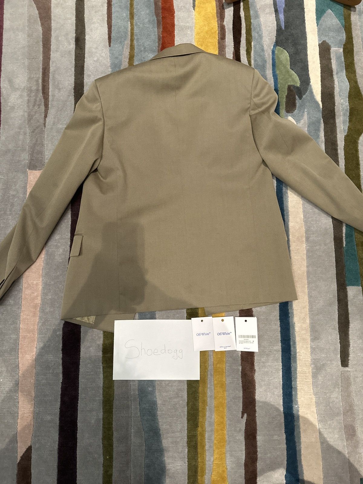 Off-White OFF WHITE BEIGE BLAZER/JACKET Size 46R - 7 Thumbnail