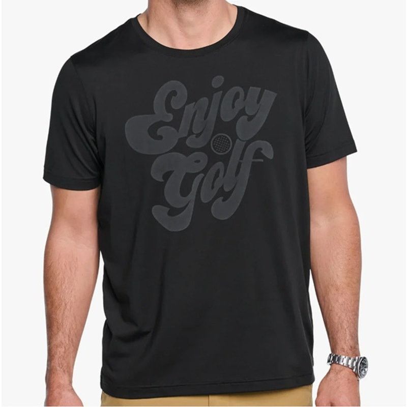 Puma Puma Cloudspun Enjoy Golf Performance T-Shirt Placid Black M Size US M / EU 48-50 / 2 - 1 Thumbnail