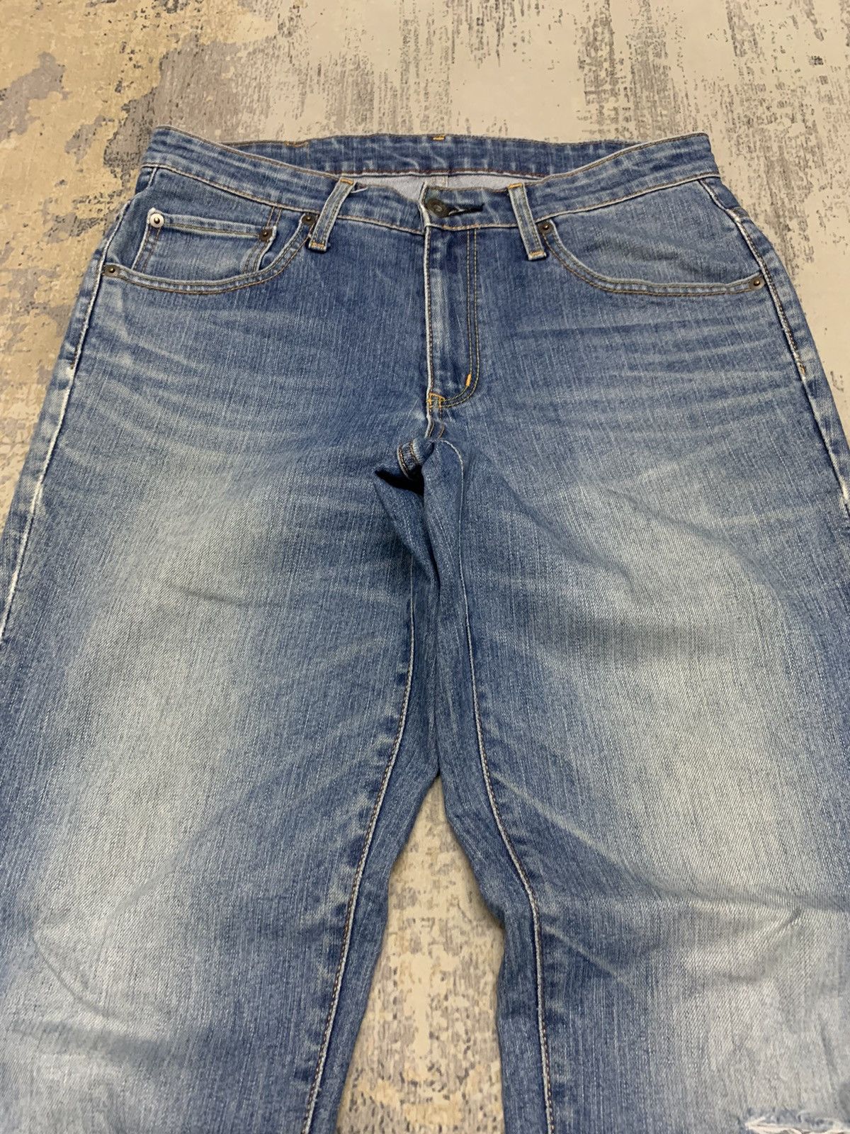 Japanese Brand Vintage Edwin Japanese Distressed Straight Fit Jeans Size US 32 / EU 48 - 5 Thumbnail