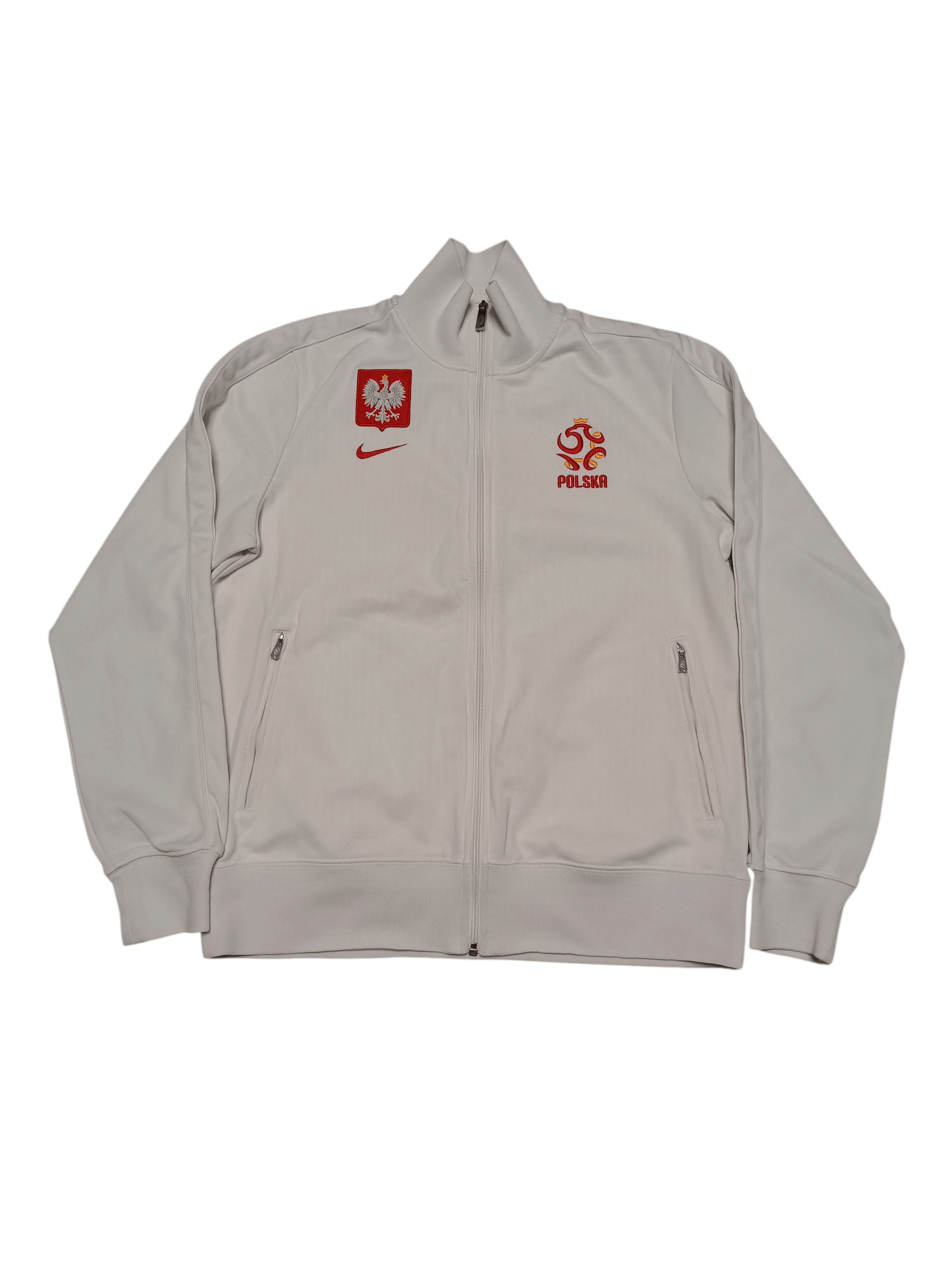 Nike POLAND NIKE POLSKA SOCCER TRACK JACKET VINTAGE DRILL Size US L / EU 52-54 / 3 - 1 Thumbnail