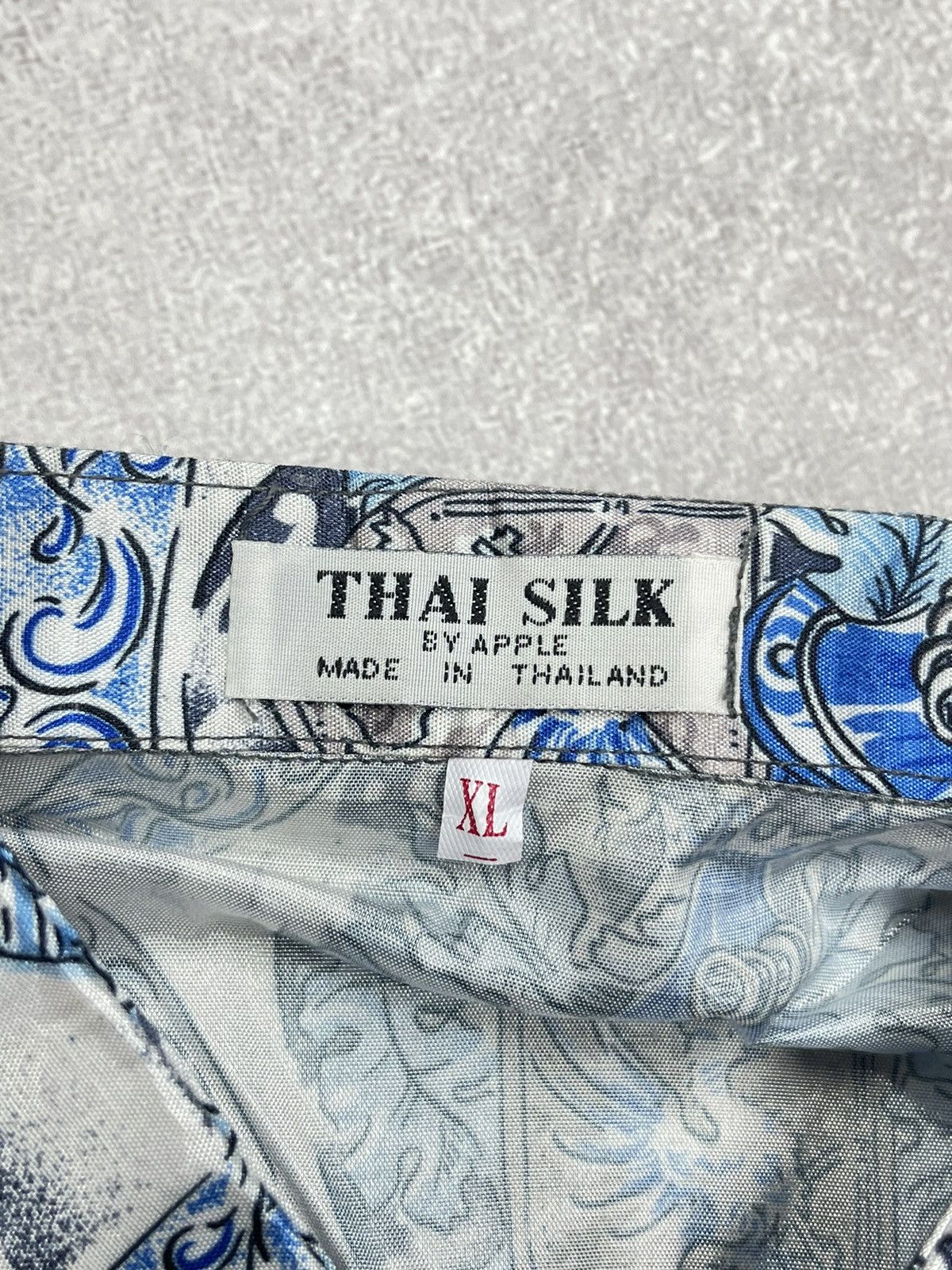 Other Vintage Thai Silk By Apple Full Print Y2K Japanese Crazy Size US XL / EU 56 / 4 - 5 Thumbnail