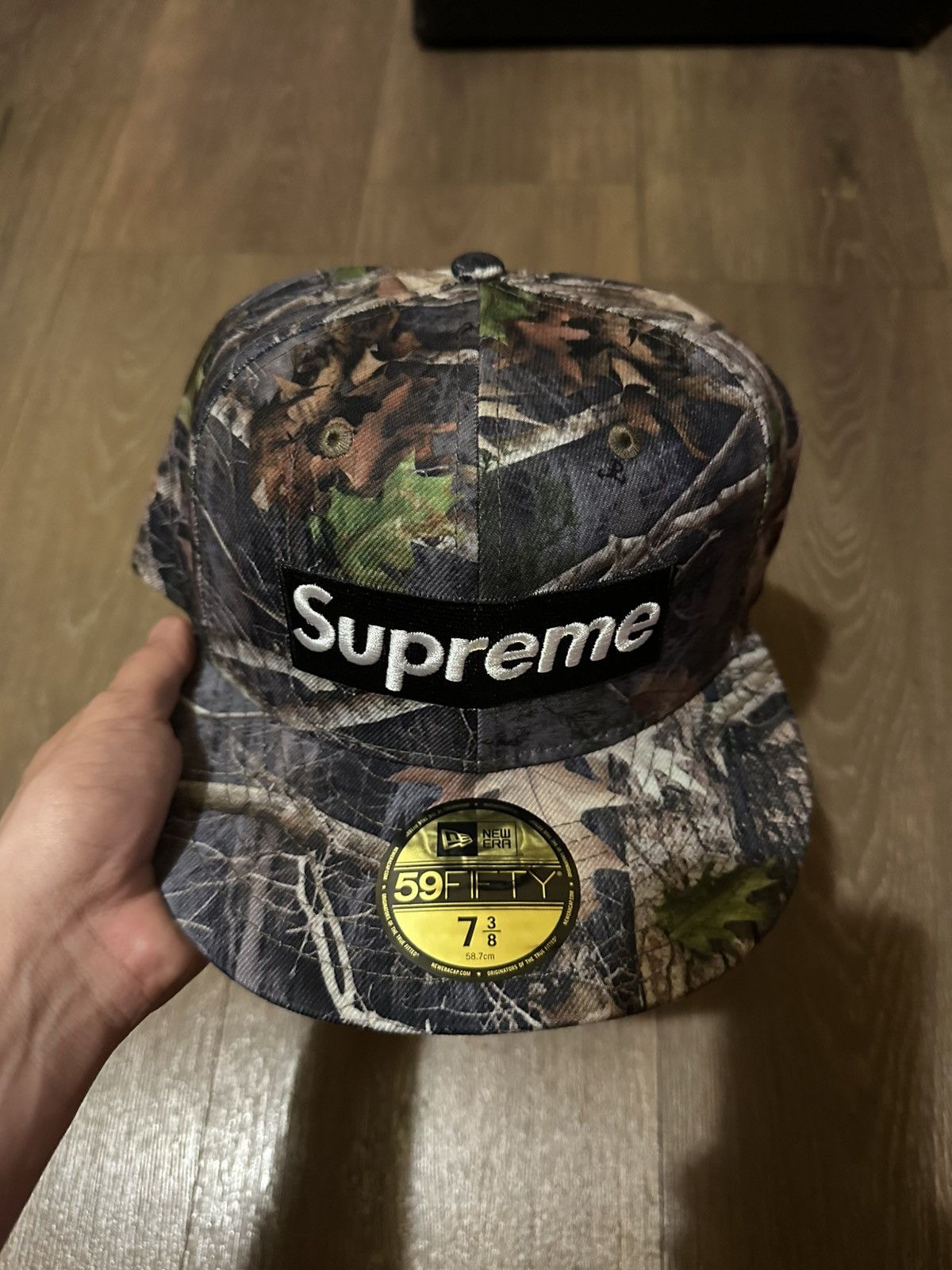 Supreme Supreme Ghostface Box Logo New Era 7 3/8 | Grailed