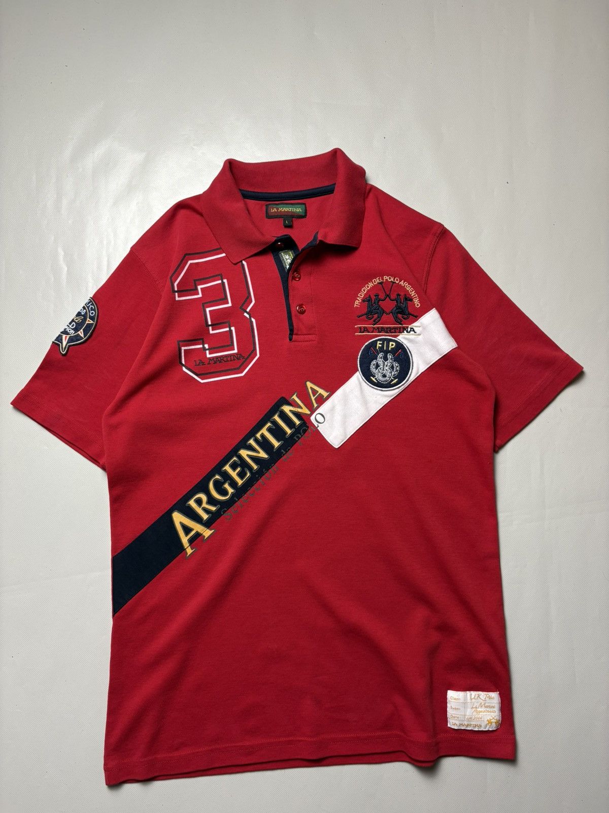 La Martina Y2k La Martina Argertina Polo Size US L / EU 52-54 / 3 - 1 Thumbnail