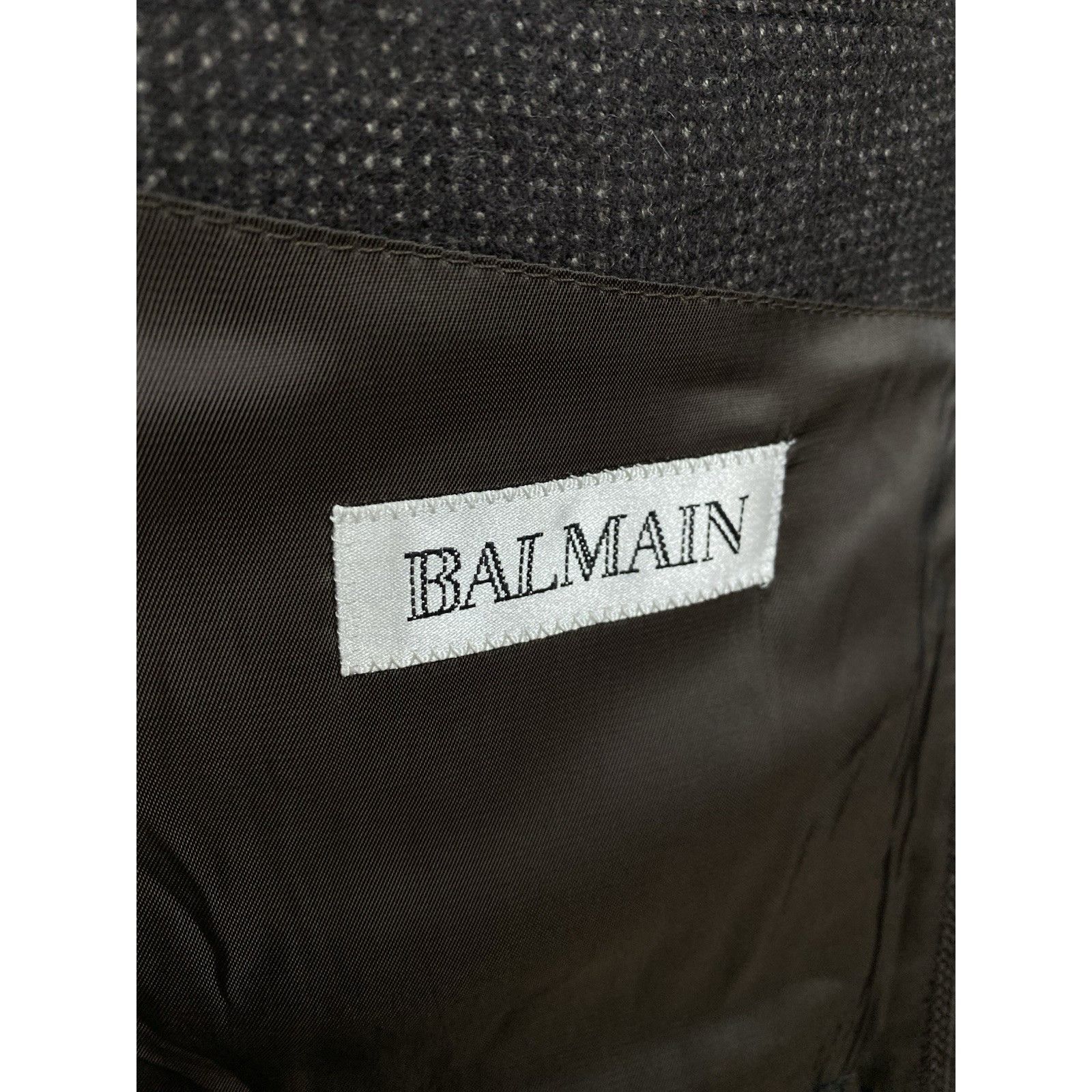 Balmain Balmain Men's Brown Lined Sportccoat Blazer Jacket Size 54 Size 54R - 10 Thumbnail