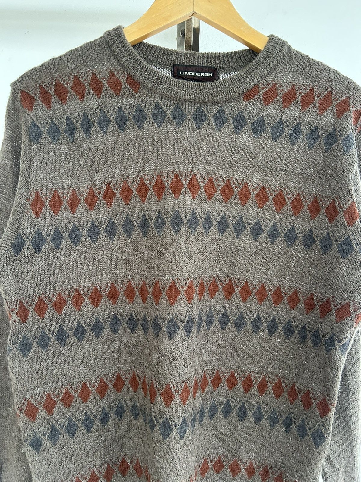 Lindbergh Limdbergh Vintage Japan Knitwear Wool Sweatshirt Size US M / EU 48-50 / 2 - 3 Thumbnail