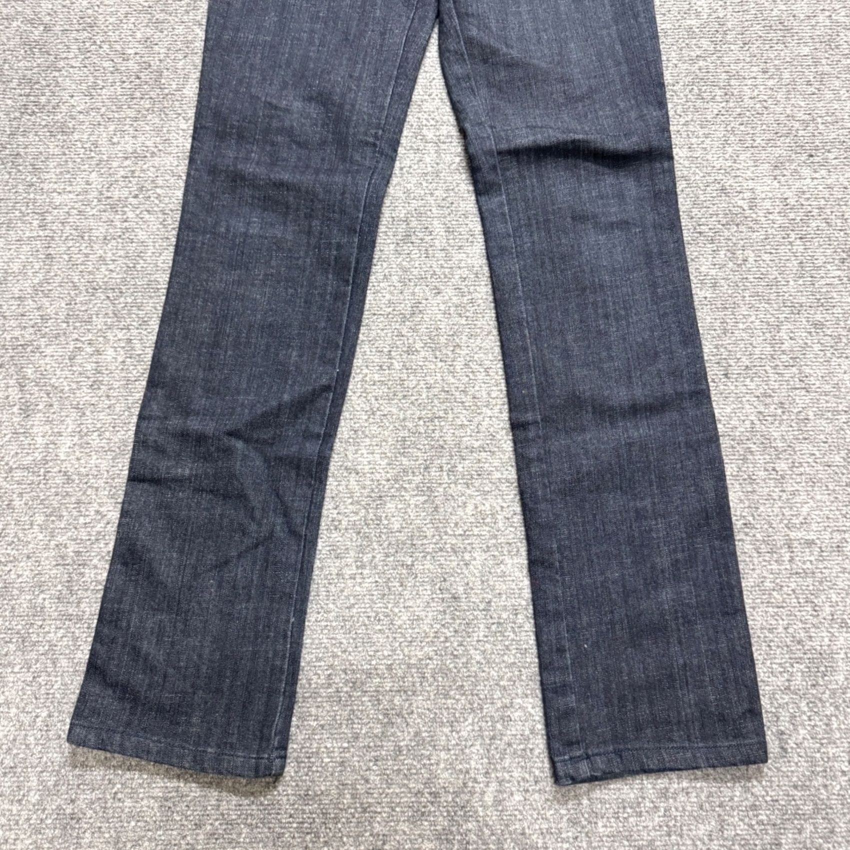 Denime Y2K Denim Jeans Womens 28 High-waisted Dark Wash Multi-button Closure 90s Womens Jeans, Distressed, Unbranded Size 28" / US 6 / IT 42 - 7 Thumbnail