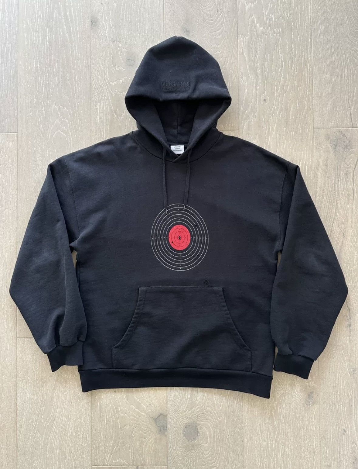 Vetements 19ss bulls eye hoodie