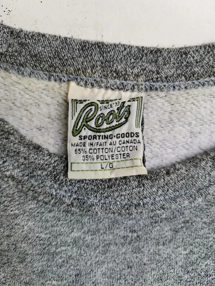 Other Rare!!! Roots Athletics Canada Big Logo Hoodie Sweatshirt Size US L / EU 52-54 / 3 - 3 Thumbnail
