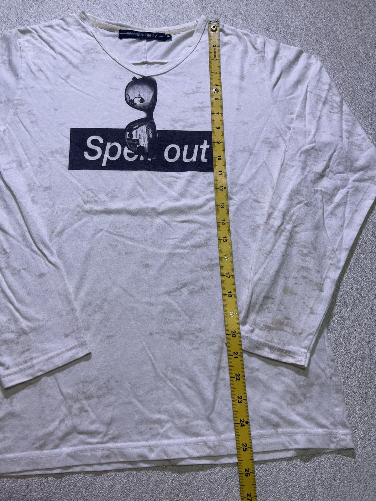 Japanese Brand Y2K NOUTRALOOINFINITY long sleeve tshirt Size US M / EU 48-50 / 2 - 7 Thumbnail