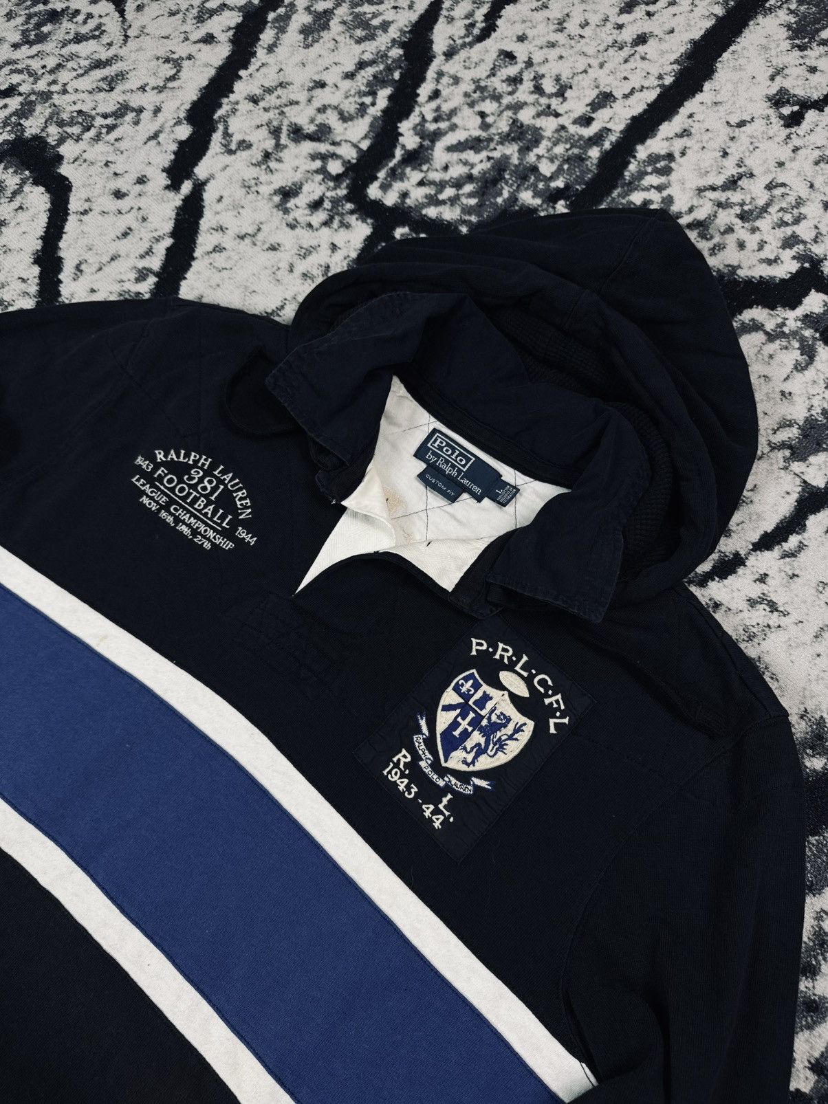 Ralph Lauren Vintage hoodie Polo Ralph Lauren black L Size US L / EU 52-54 / 3 - 3 Thumbnail