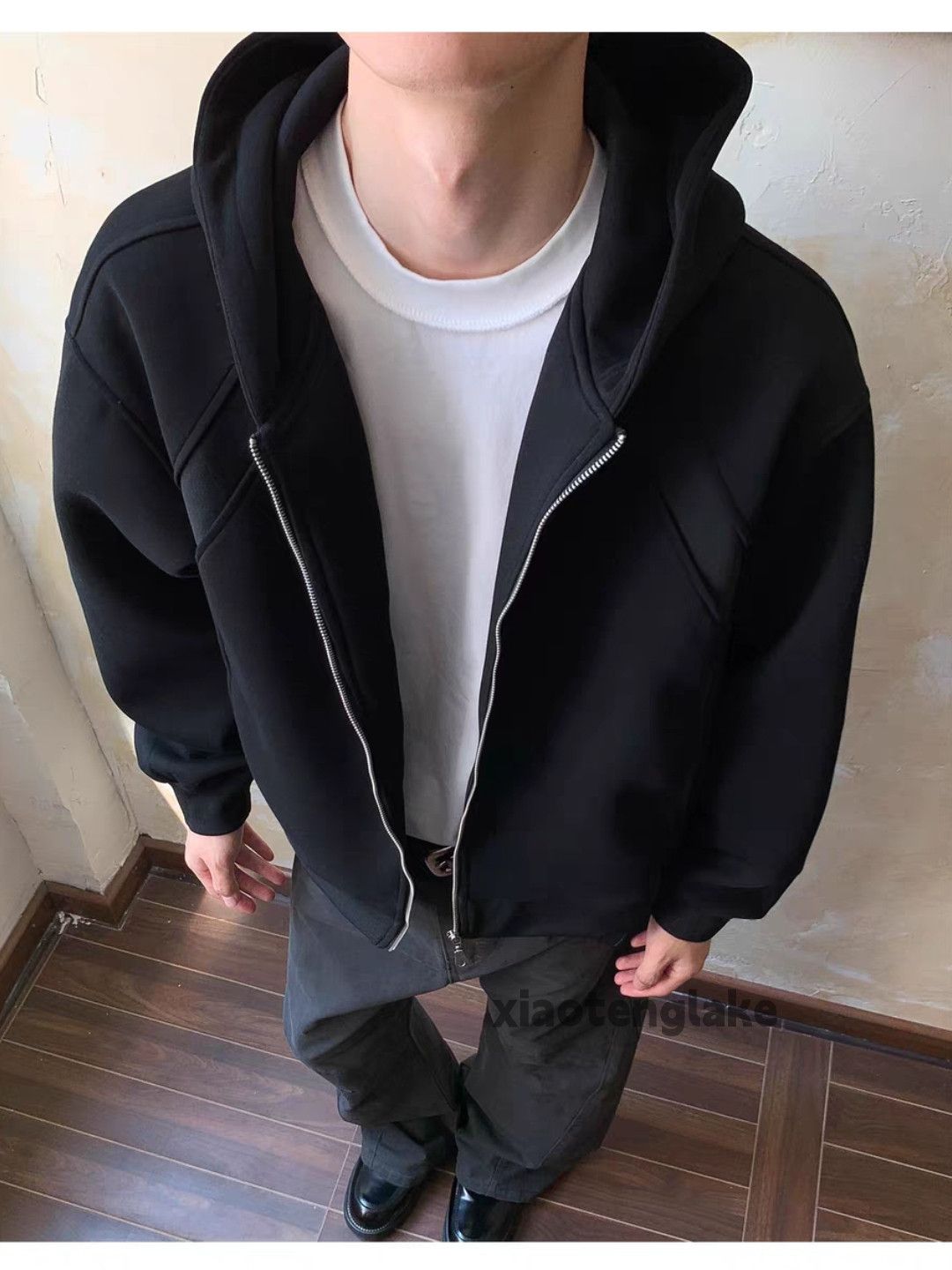 Designer Unisex outdoor utility loose skate hiphop yuppie hoodie Size US M / EU 48-50 / 2 - 3 Thumbnail