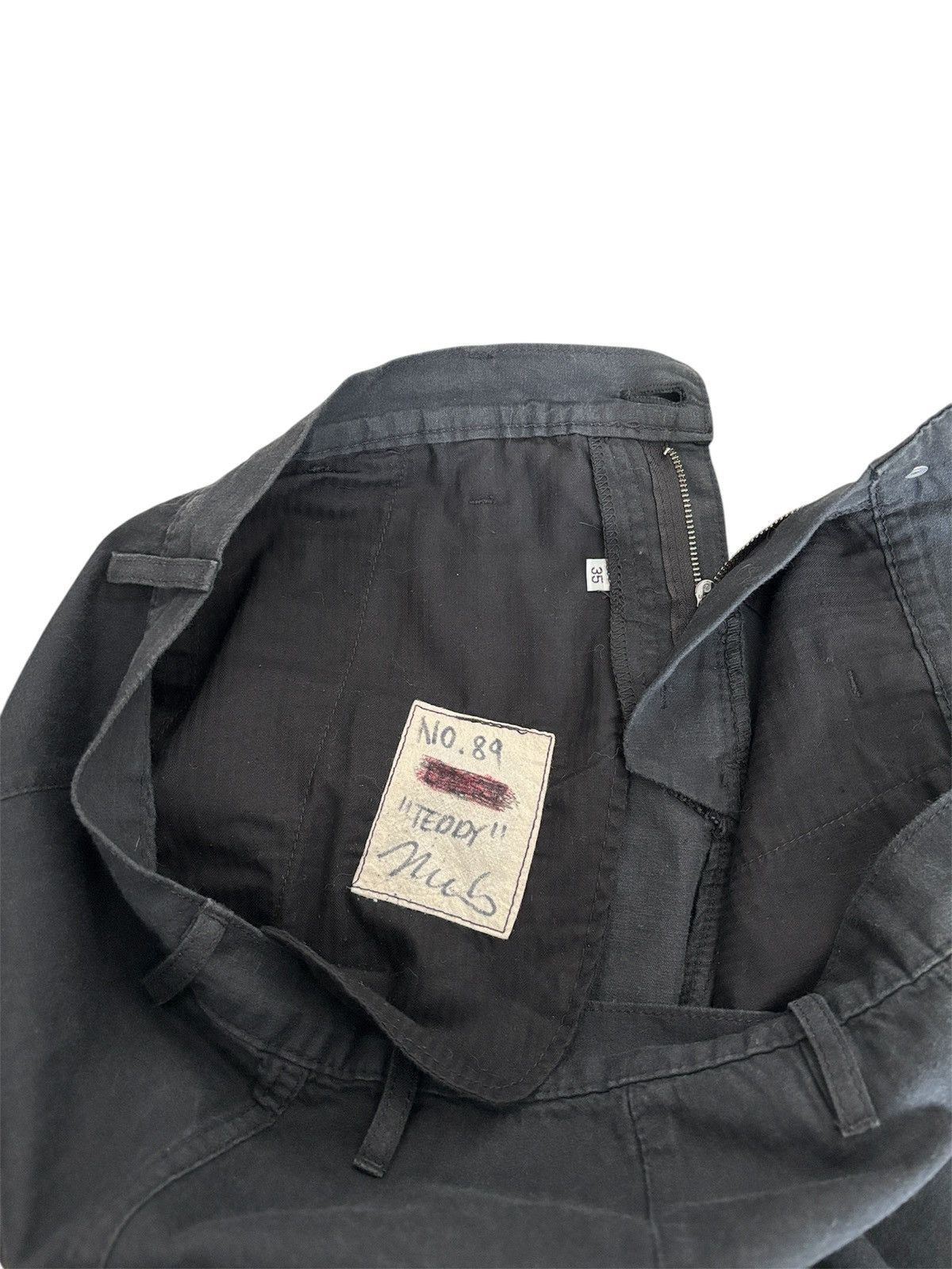 Other Nicholas Aguas Teddy Soot Denim Trousers Size US 35 - 3 Thumbnail