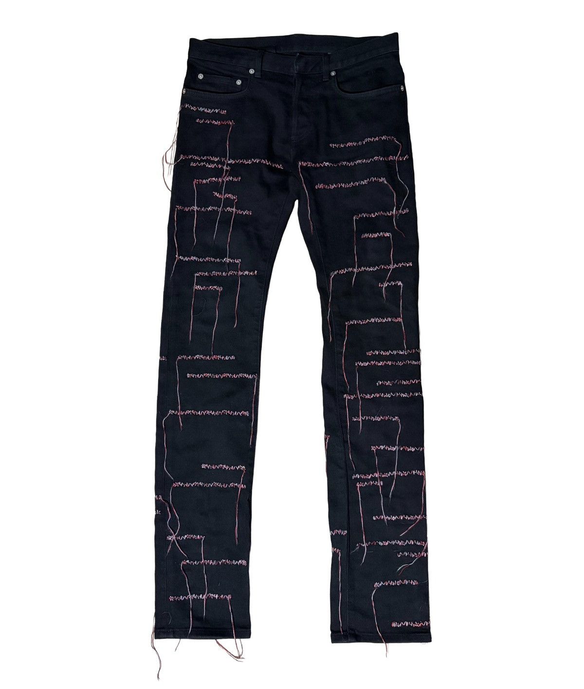 Dior × Hedi Slimane Dior Homme SS05 Red denim | Grailed