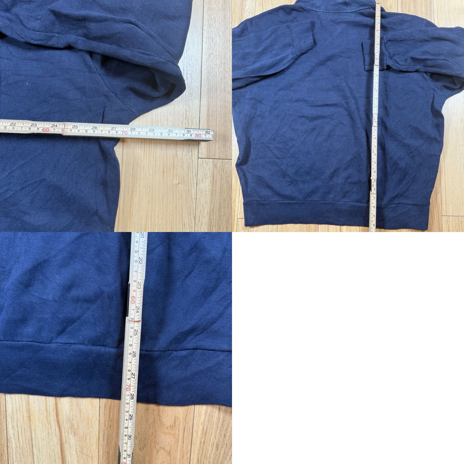 Ralph Lauren Ralph Lauren Polo Jersey Collared Wool Knit Sweater Mens 2XB Big & Tall Blue Rib Elbow Pads Pullover Size US XXL / EU 58 / 5 - 8 Thumbnail