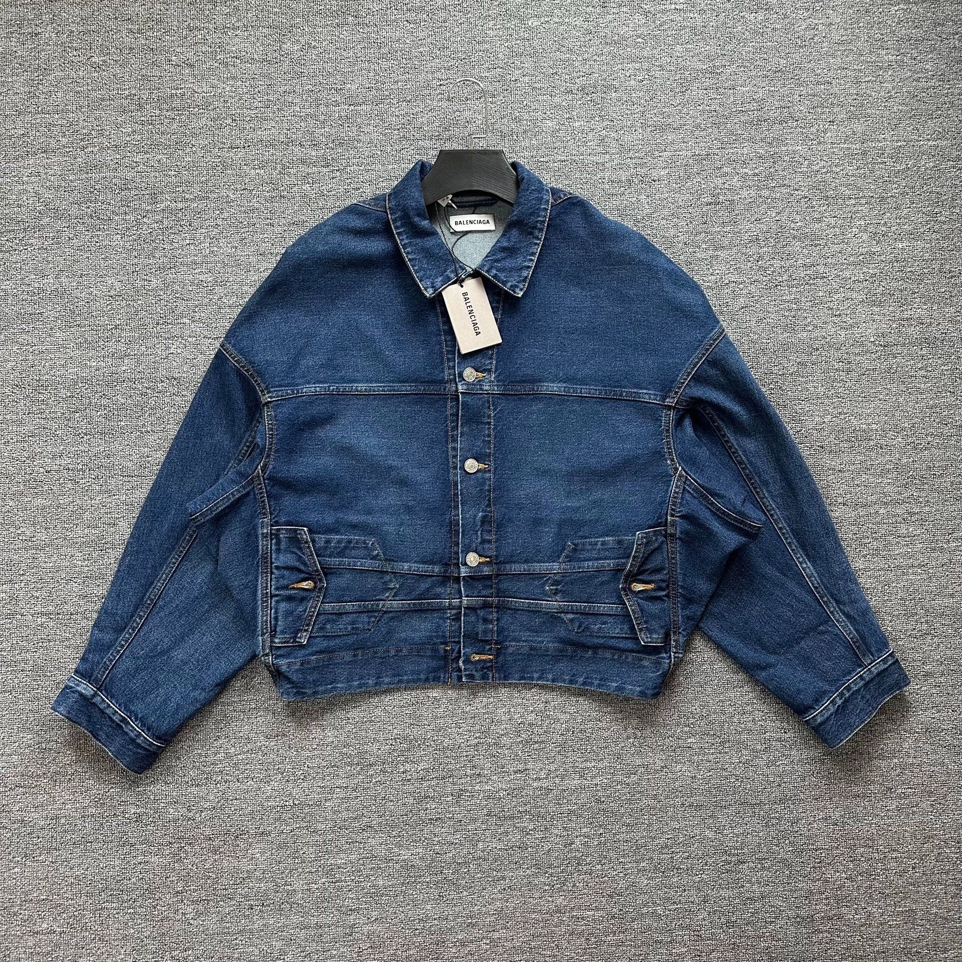 Balenciaga Balenciaga fashion show label denim jacket Size US XS / EU 42 / 0 - 1 Thumbnail