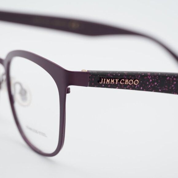 Jimmy Choo Jimmy Choo JC189 0FN1 00 Eyeglasses Cyclamen Violet 53mm Size ONE SIZE - 9 Thumbnail
