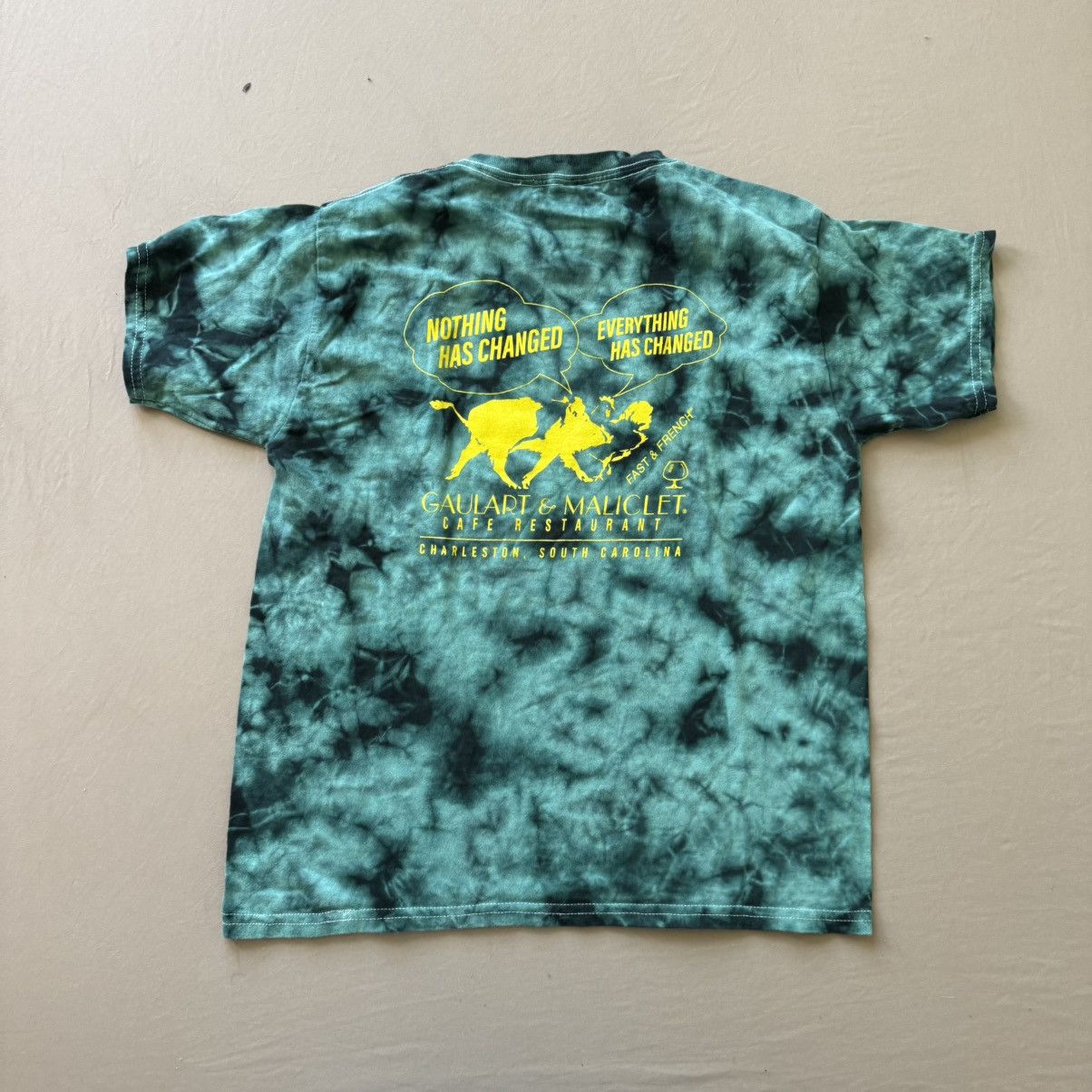 Other Gaulart & Maliclet Fast & French Cafe Tie Dye Tee Size XS / US 0-2 / IT 36-38 - 2 Thumbnail
