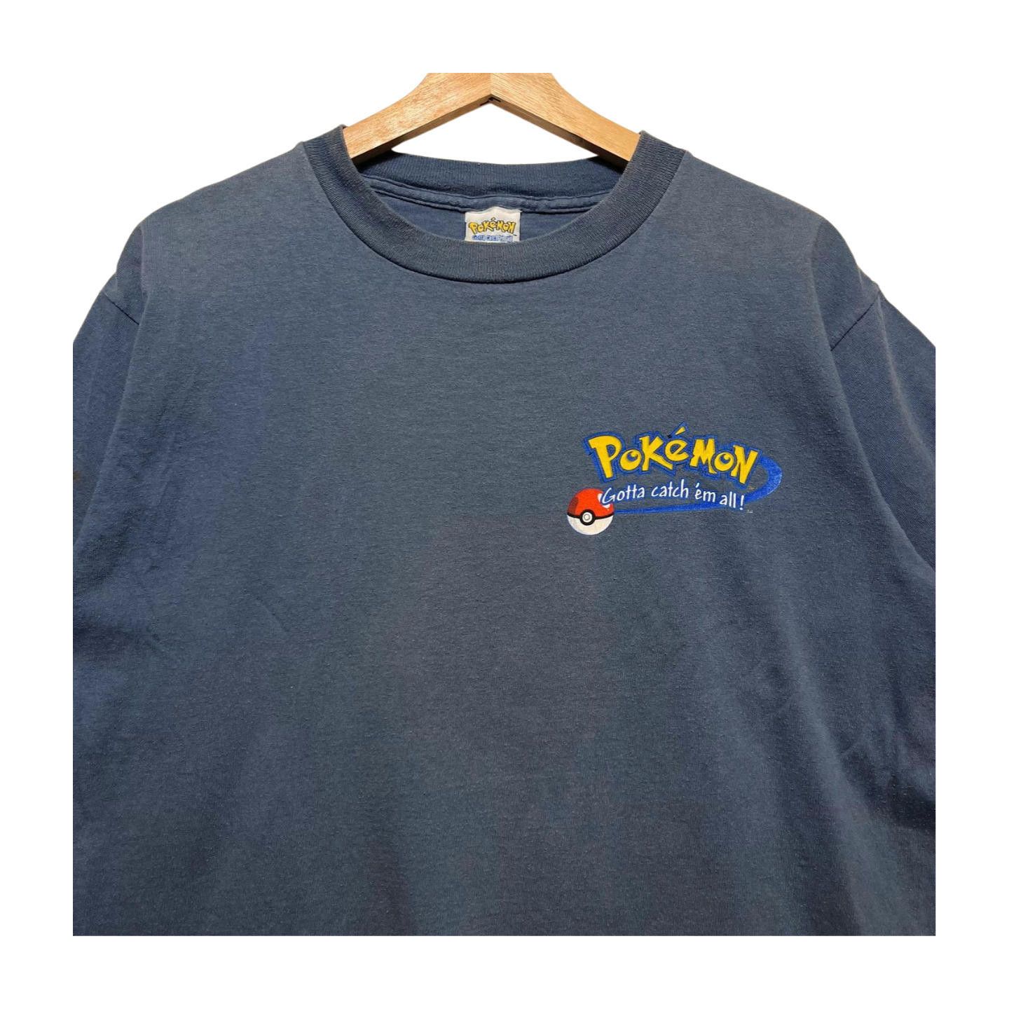 Nintendo × Vintage Vintage 1999 Pokemon T-shirt YOUTH L Ash and Pikachu Size US L / EU 52-54 / 3 - 3 Thumbnail