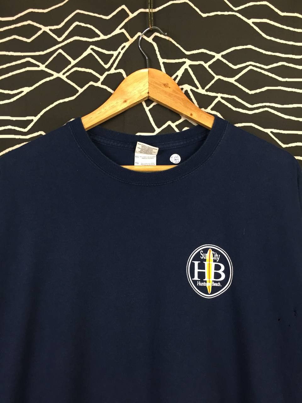 Vintage Vtg Surf City Huntington Beach Board Logo Longsleeve Tee Size US XL / EU 56 / 4 - 7 Thumbnail